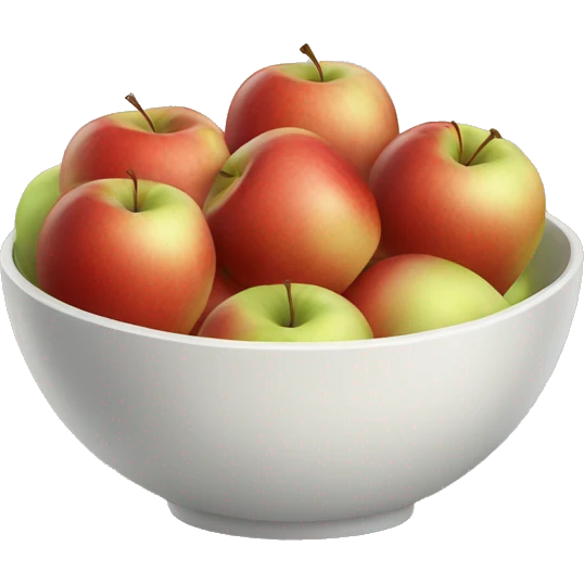a bowl of apples emoji