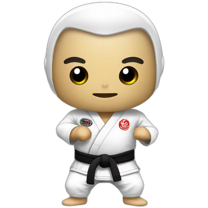 Predator wearing a Jiu-Jitsu gi emoji