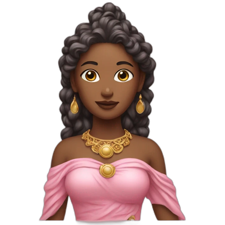 goddess pink emoji