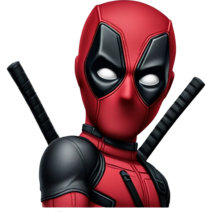 Deadpool surprised emoji