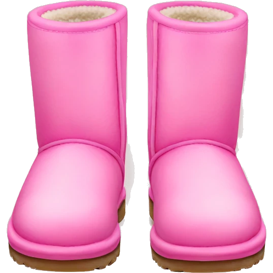 Pink uggs emoji