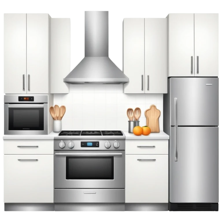 modern kitchen with countertop and appliances emoji