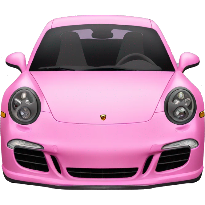 Pink porshe emoji