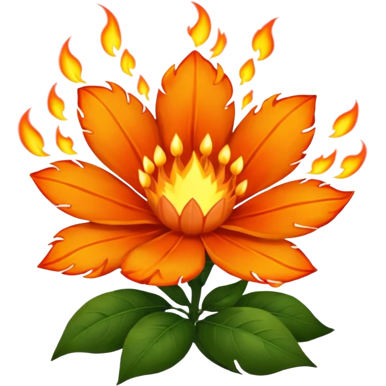 flame flower War emoji