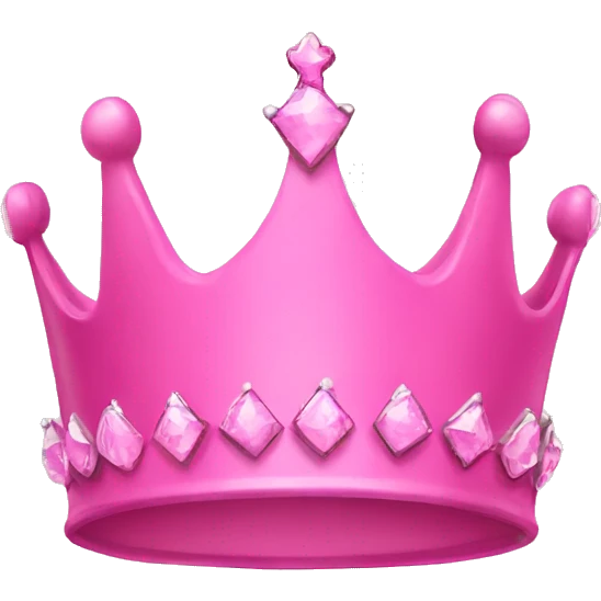 pink princess crown emoji