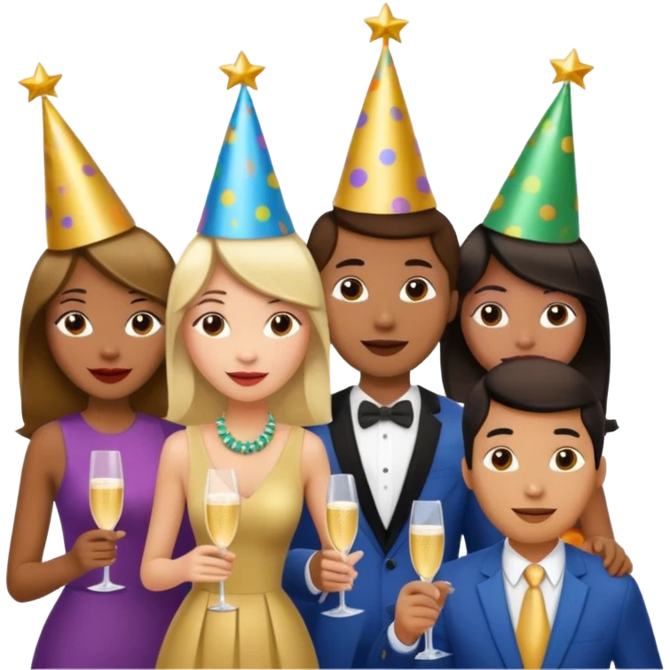 Red group peoples party emoji