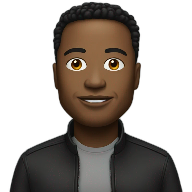 black elon musk emoji