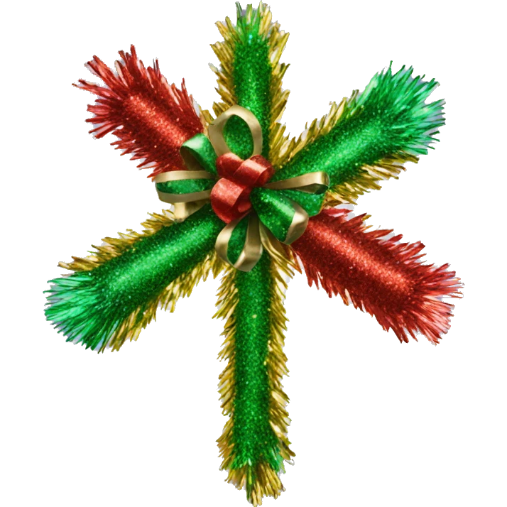 christmas tinsel emoji