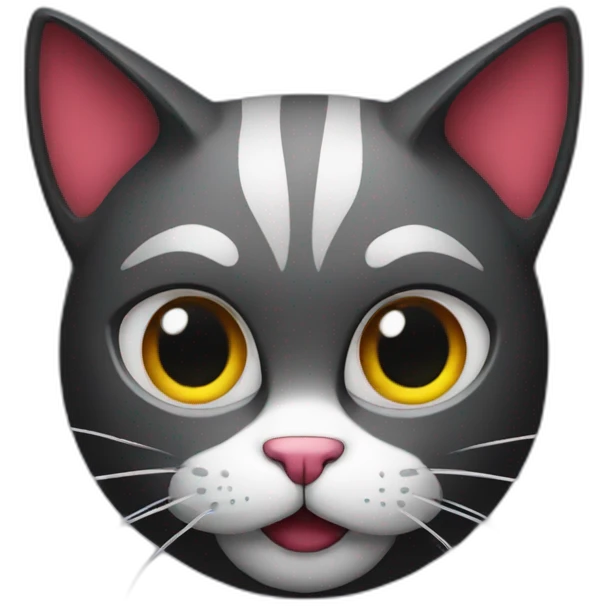 cat in an evil costume emoji