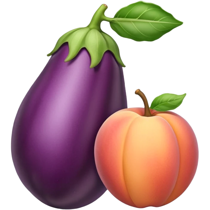 À 🍆 going inside à 🍑 emoji