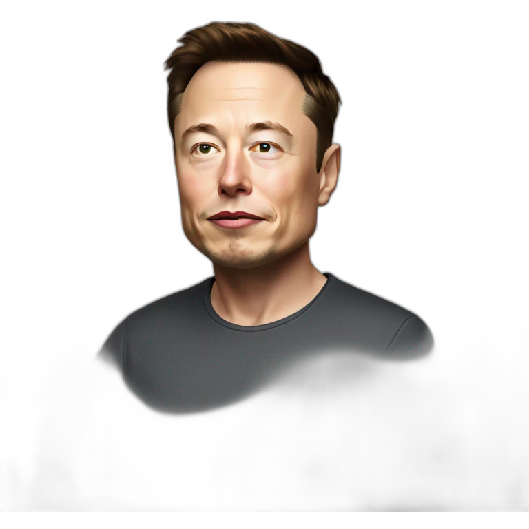 Elon musk poor  emoji