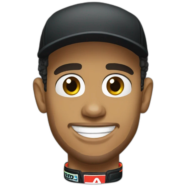 Lewis Hamilton formula one emoji