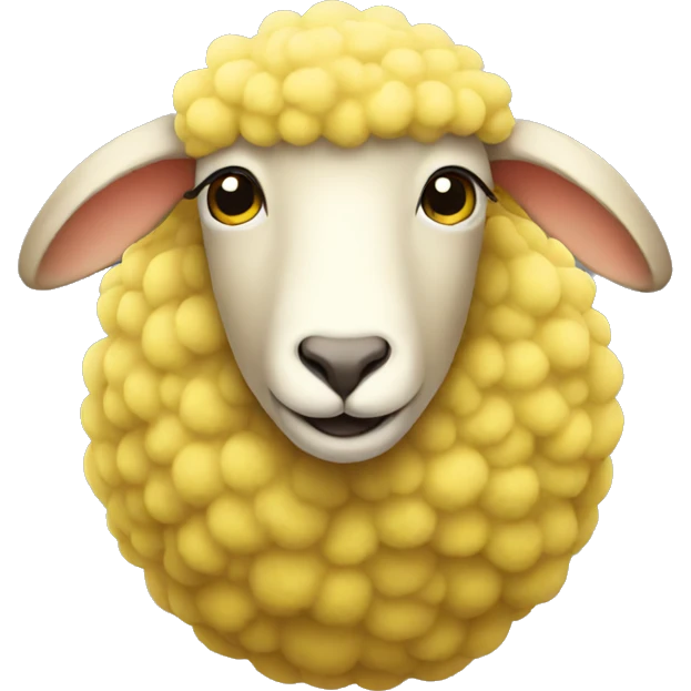 yellow sheep emoji