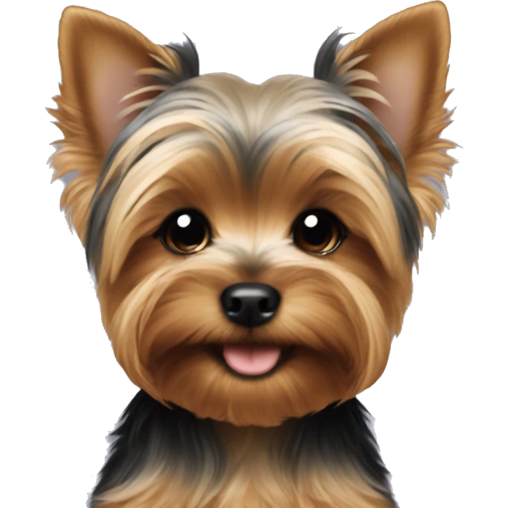 Yorkie puppy emoji