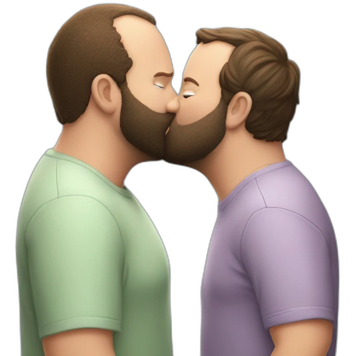 tom segura kissing bert kreischer emoji