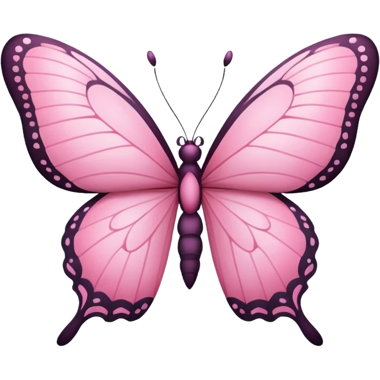 pink butterfly emoji