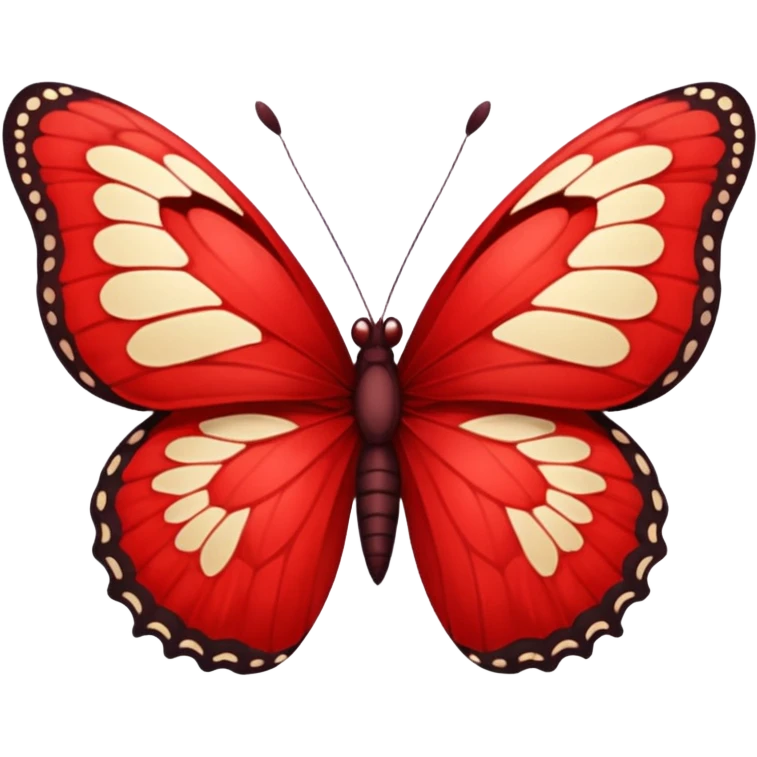 Red butterfly emoji