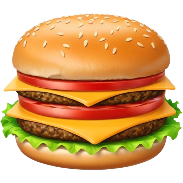 Double meat burger emoji