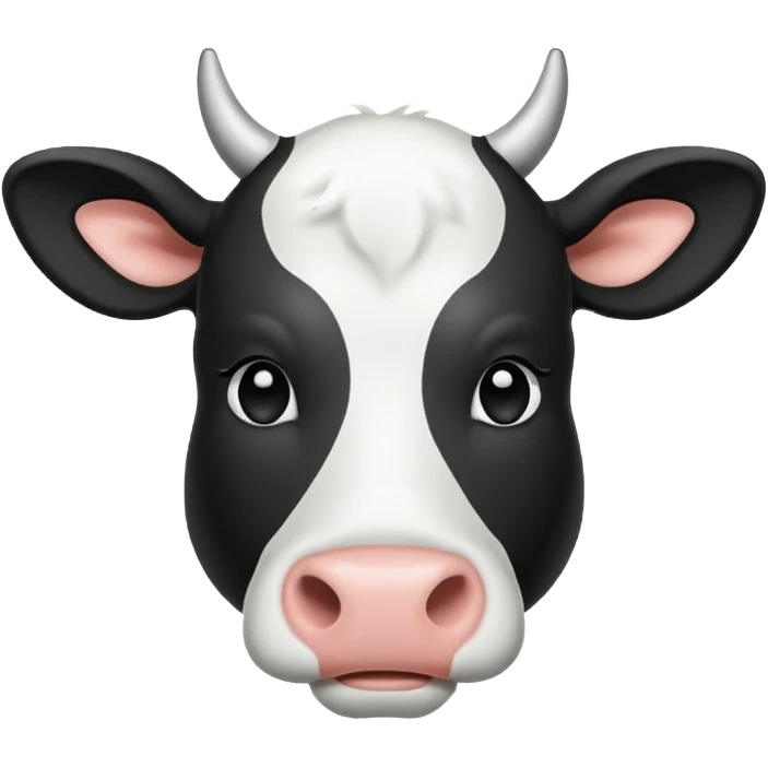 draw this emoji whit just line 🐮 emoji