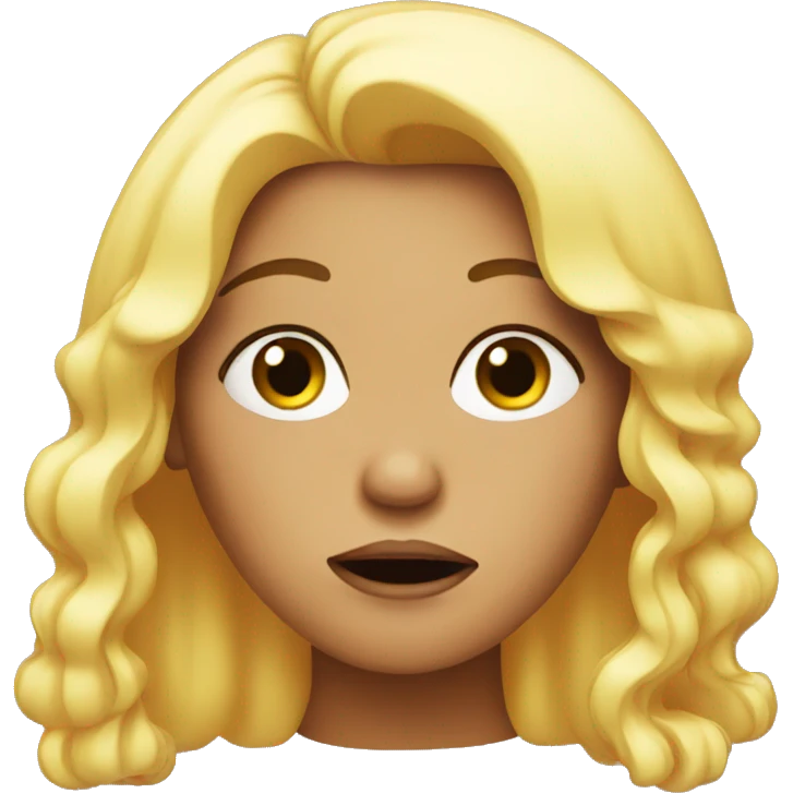 Crying diva  emoji