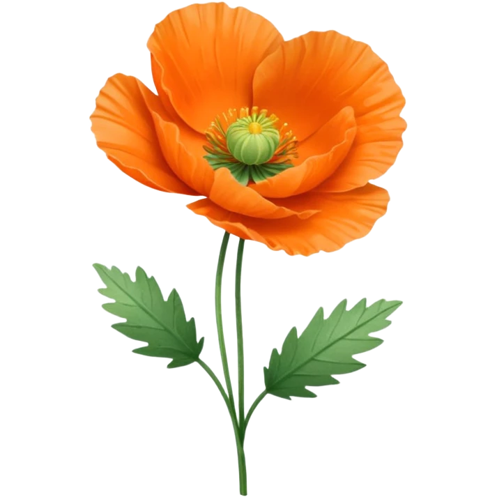 icelandic poppy emoji