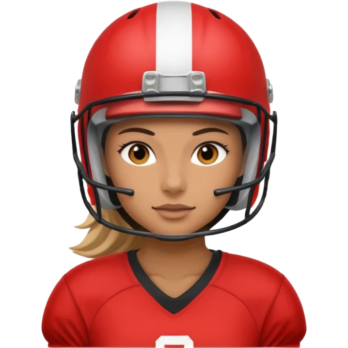 female football player emoji