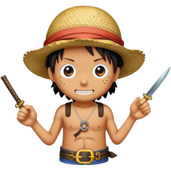 One piece pirate emoji