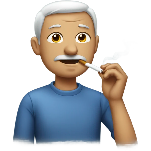 Dad smoking emoji