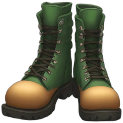Katsuki bakugo pair of boots emoji