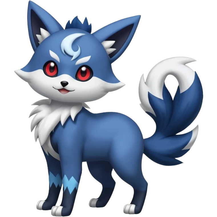 Meowstic-Zorua-Absol-Zangoose-fusion, full body emoji