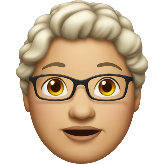 Fat 55 year old woman emoji