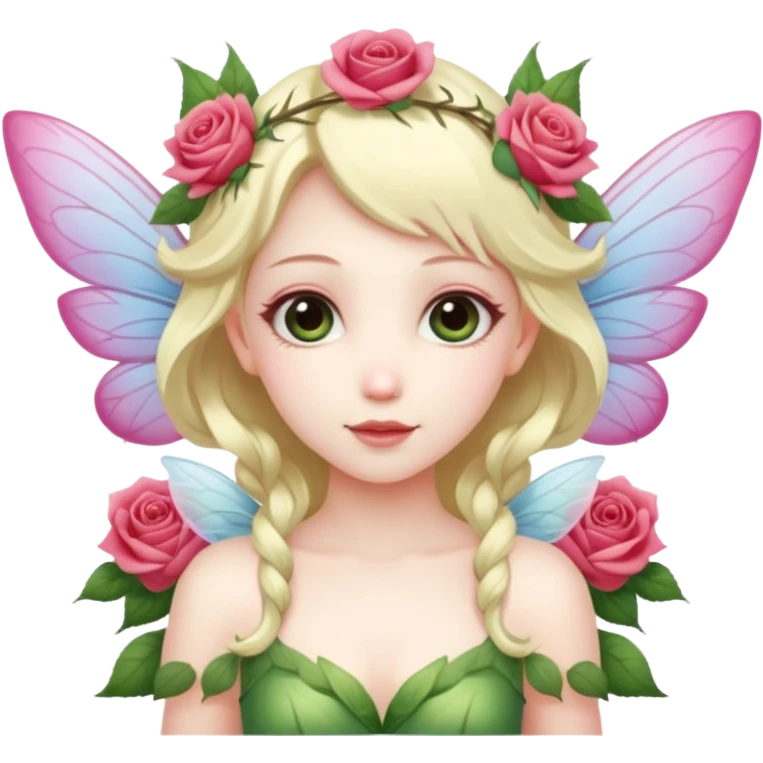 Rose wings,Flower Fairies. emoji