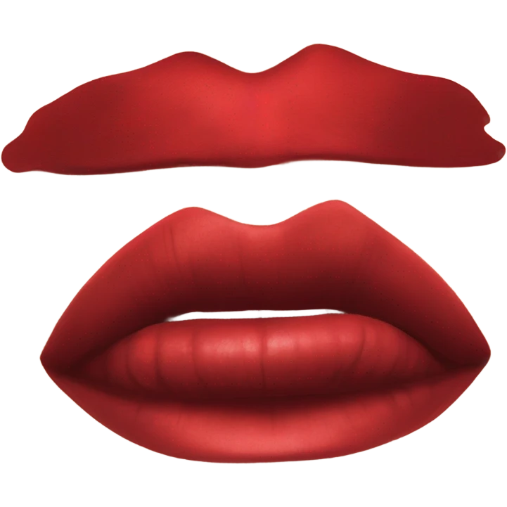 red lips  emoji