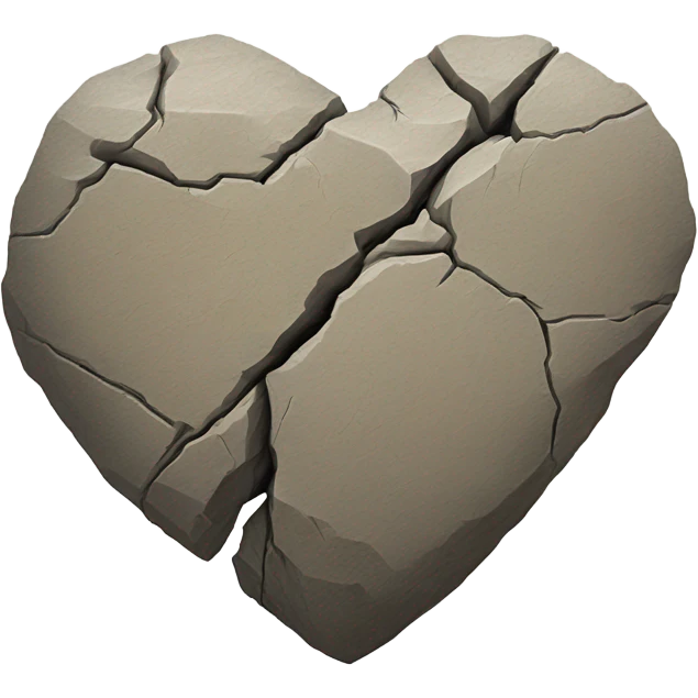 Heartbroken rock  emoji
