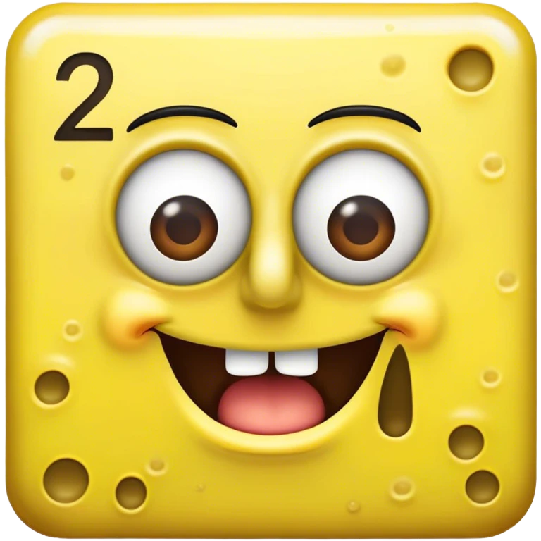 Create a sponge bob emoji and in the background in big letters make it say “ 2 hours later “ emoji
