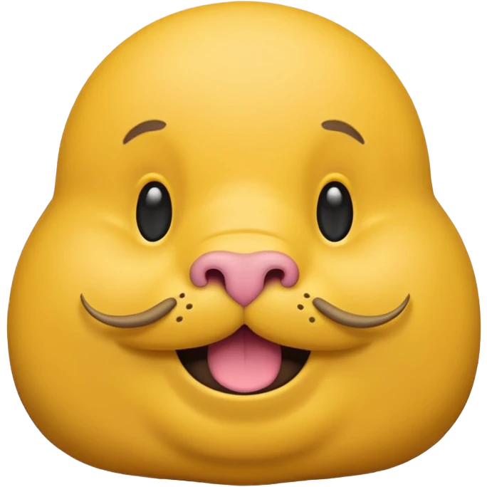 emoji face with a walrus moustache emoji