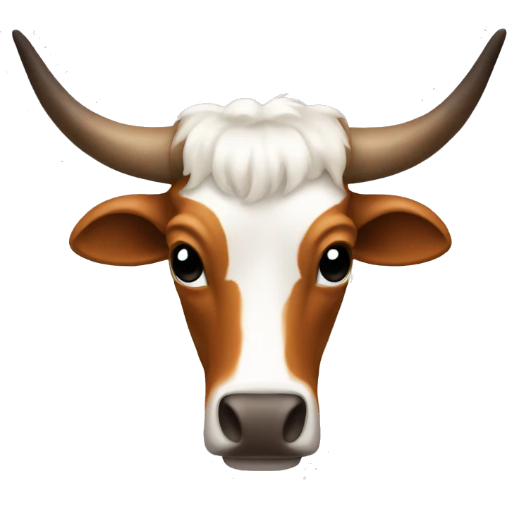 A big longhorn  emoji