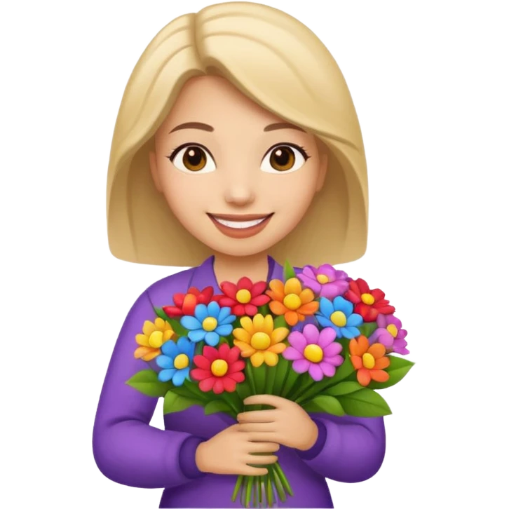 Street Flower Seller woman  emoji