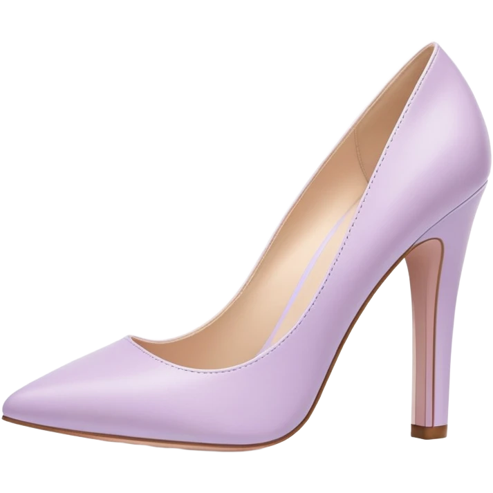 lilac pastel pumps emoji