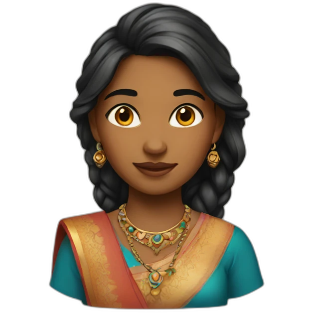 indian girl from california emoji