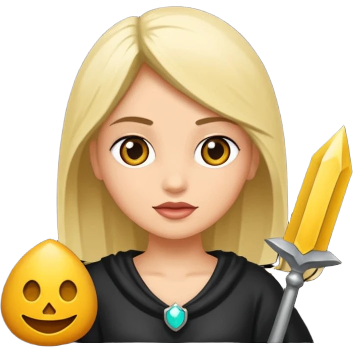 Uma cruz gótica realista emoji