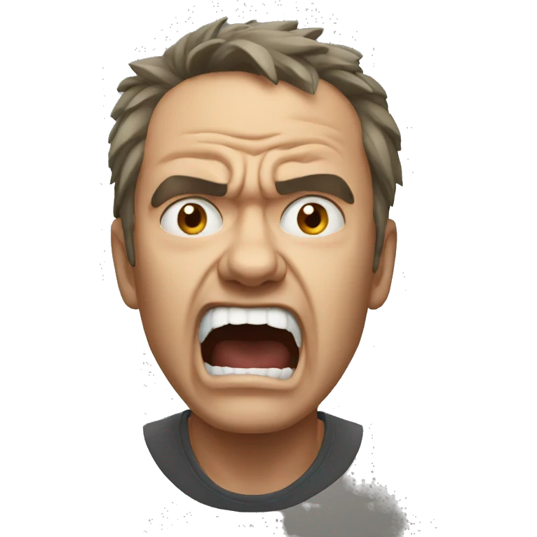 Enraged emoji