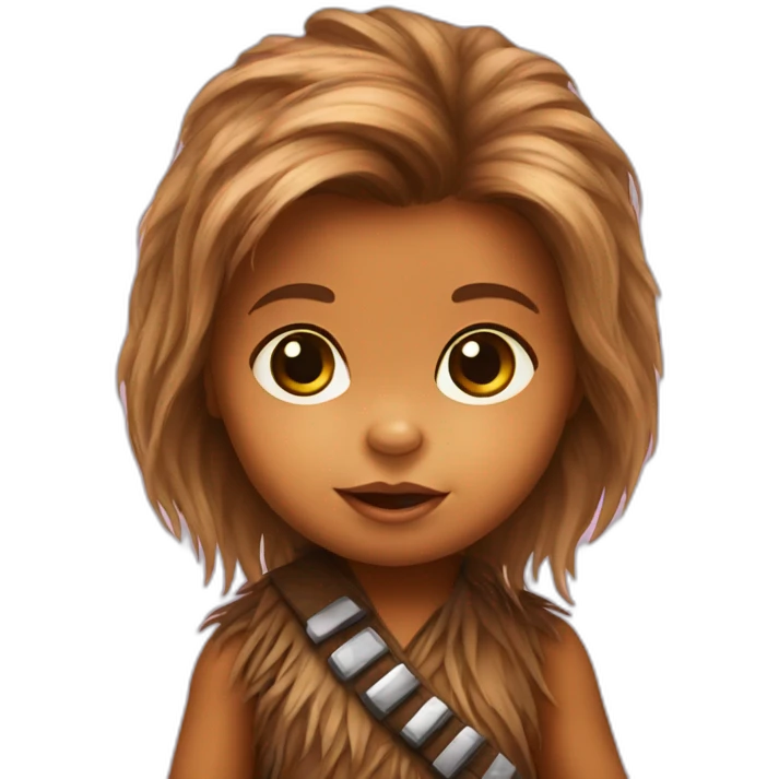Baby Chewbacca girl emoji