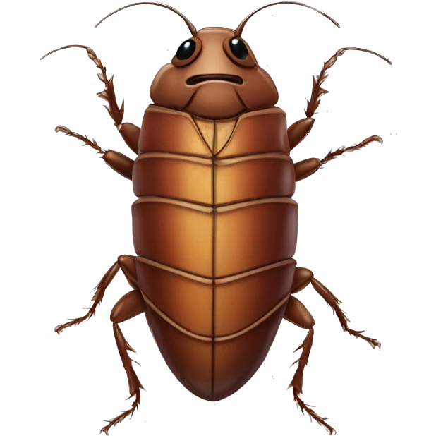 cockroach with corset shirt emoji