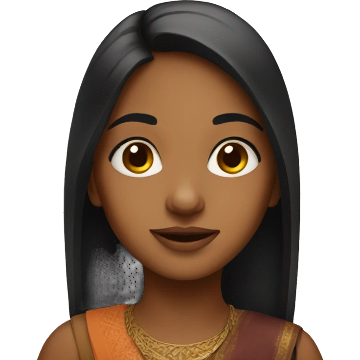 Indian girl  emoji