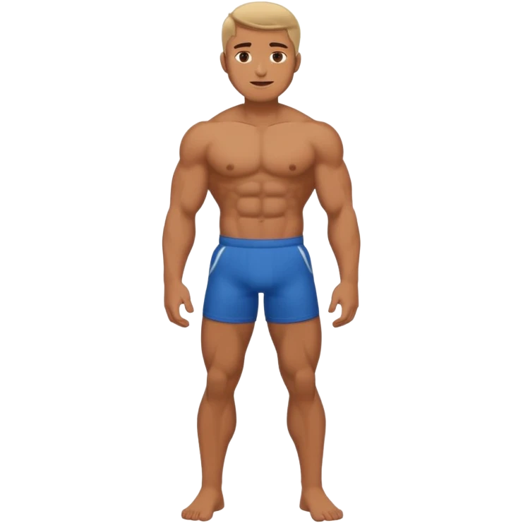 man naked full view emoji