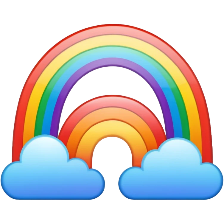 Sunset Rainbow emoji