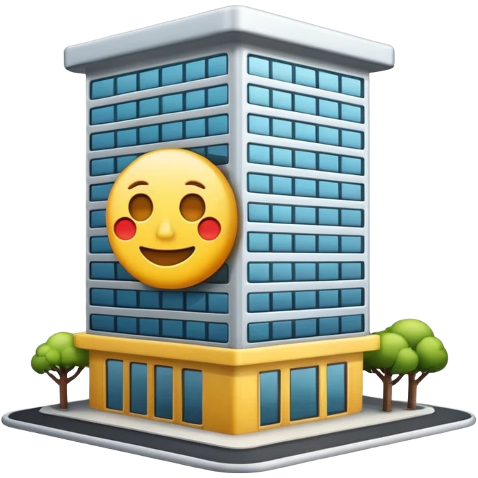 hotel building emoji style emoji