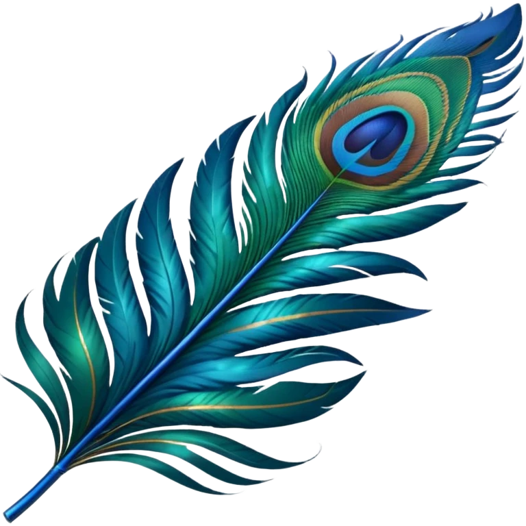Peacock feather  emoji