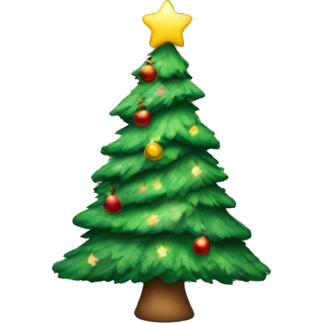 Christmas tree emoji